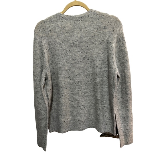 LOFT - NWT - Cardigan, Gray Multi Sweater; Size L - Picture 2 of 5